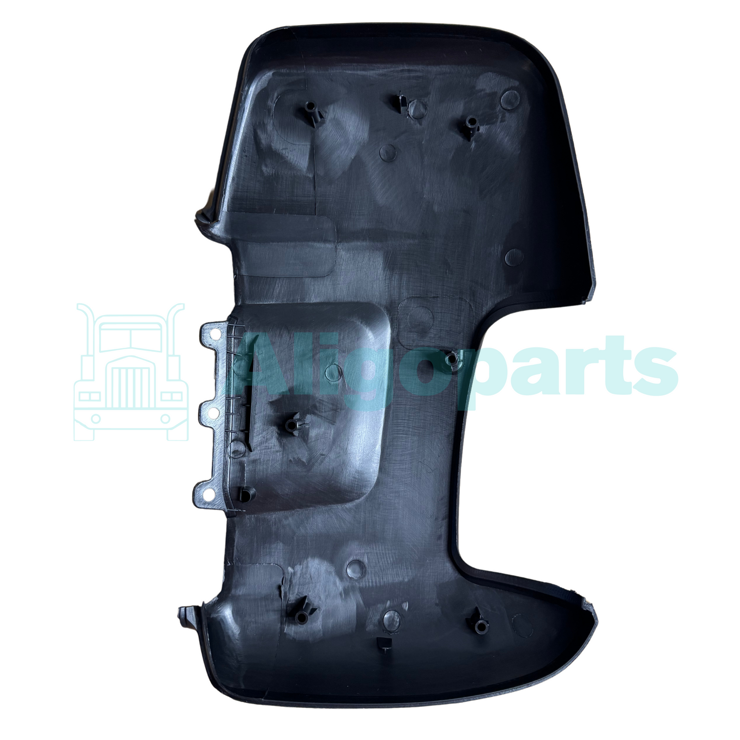 Aligoparts For Ford Transit MK8 Long Arm Door Wing Mirror Black Cover Right N/S 2014 2020